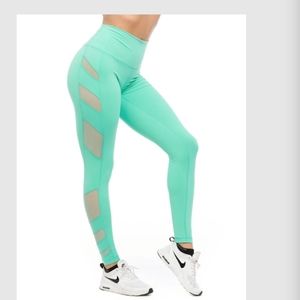 IAB MFG Elevate High Waisted Leggings Tiffany